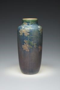 Image of Vase with Quince Design